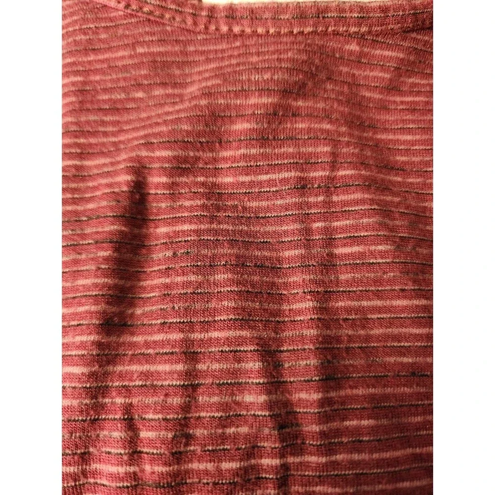 Caution To The Wind Women's Sz M Striped Crop top Knotted Front Y2K Summer Trend